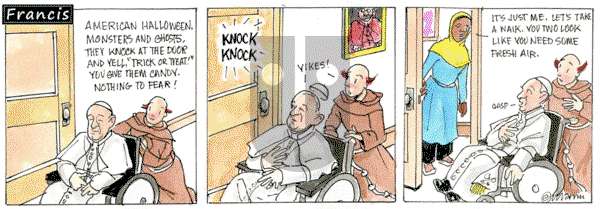 Francis on Monday October 28, 2024 Comic Strip