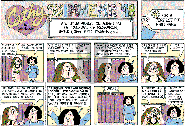 Cathy Classics - Sunday May 24, 1998 Comic Strip