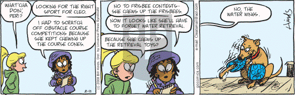 Cleats - Monday February 11, 2008 Comic Strip