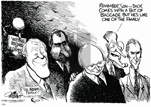 Pat Oliphant on Tuesday October 2, 2001 Comic Strip