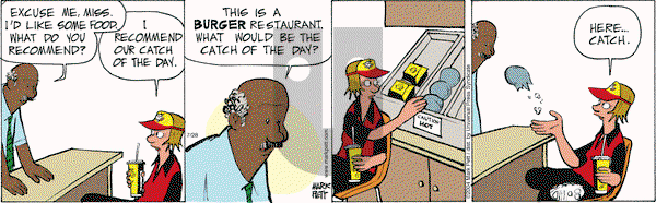 Lucky Cow - Wednesday July 28, 2004 Comic Strip