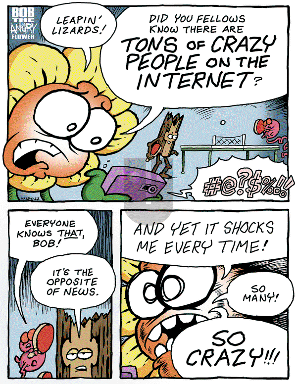 Bob the Angry Flower on Monday June 23, 2025 Comic Strip