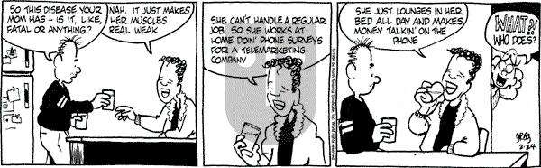 Luann on Thursday February 24, 1994 Comic Strip