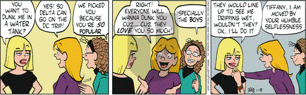 Luann on Thursday January 15, 2009 Comic Strip