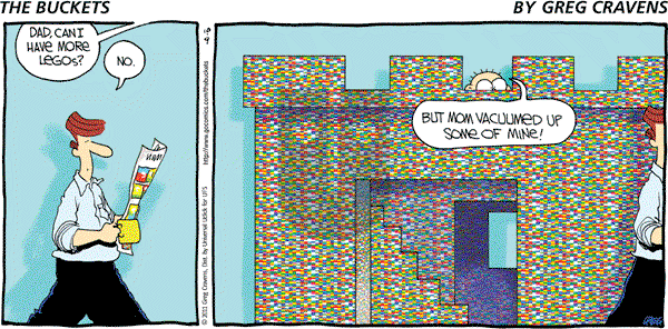 The Buckets on Sunday October 9, 2011 Comic Strip
