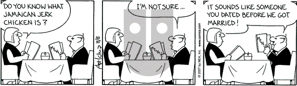 The Born Loser on Wednesday August 8, 2007 Comic Strip