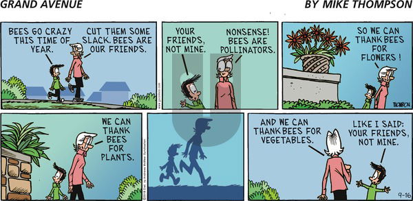 Grand Avenue on Sunday September 16, 2018 Comic Strip