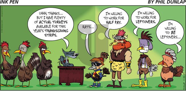 Ink Pen on Sunday November 22, 2009 Comic Strip