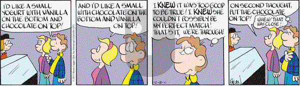 Drabble on Thursday December 8, 2011 Comic Strip