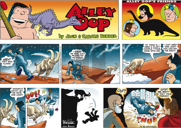 Alley Oop on Sunday November 11, 2018 Comic Strip