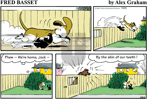 Fred Basset - Sunday October 23, 2005 Comic Strip