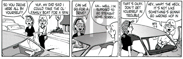 Luann on Tuesday May 8, 2001 Comic Strip