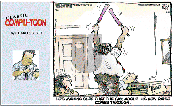 Compu-toon on Sunday October 14, 2007 Comic Strip