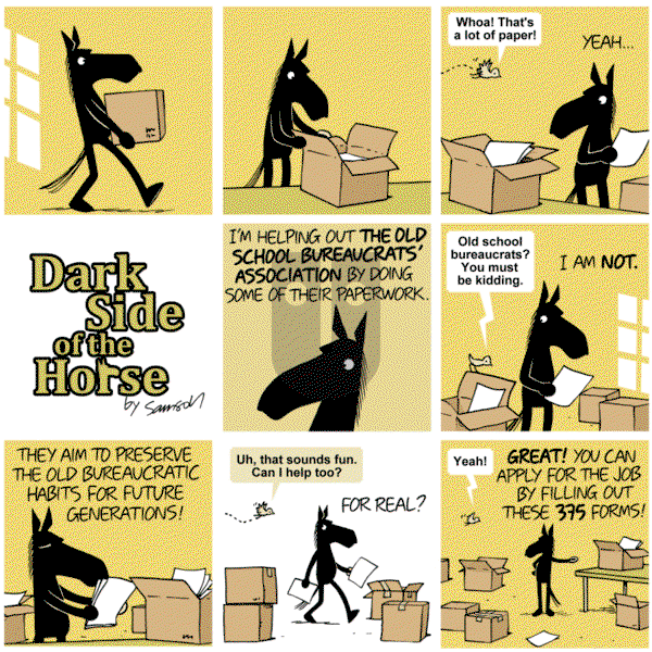 Dark Side of the Horse on Tuesday December 2, 2014 Comic Strip