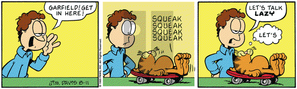 Garfield on Friday August 11, 1995 Comic Strip