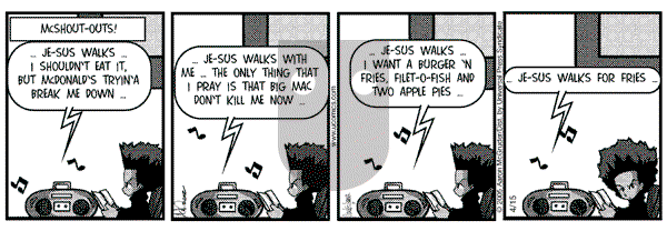 The Boondocks on Friday November 16, 2012 Comic Strip