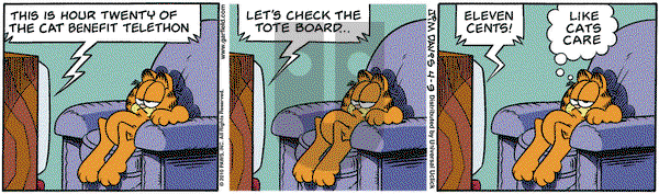 Garfield on Friday April 9, 2010 Comic Strip
