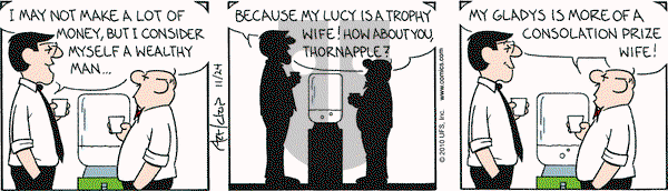 The Born Loser on Wednesday November 24, 2010 Comic Strip