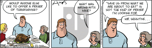 Tank McNamara - Thursday November 23, 2023 Comic Strip