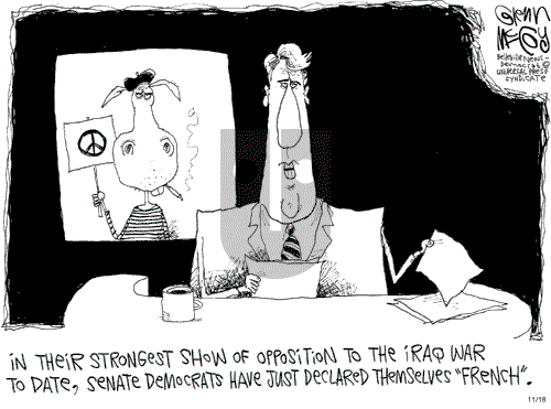 Glenn McCoy on Friday November 18, 2005 Comic Strip