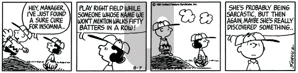 Peanuts on Friday August 7, 1981 Comic Strip