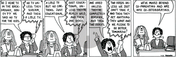 Cathy Classics on Wednesday July 21, 1993 Comic Strip