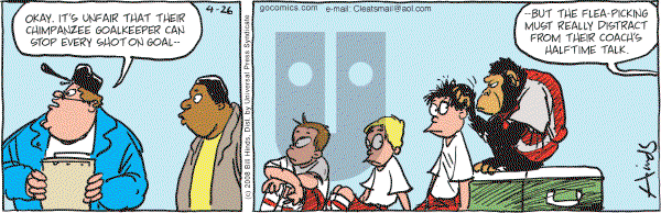 Cleats - Saturday April 26, 2008 Comic Strip
