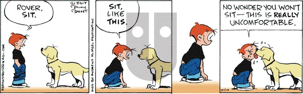 Red and Rover on Tuesday October 17, 2017 Comic Strip