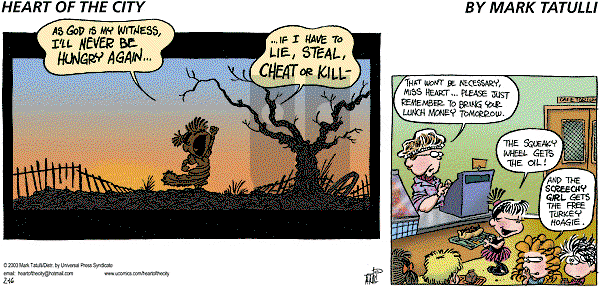 Heart of the City on Sunday February 16, 2003 Comic Strip
