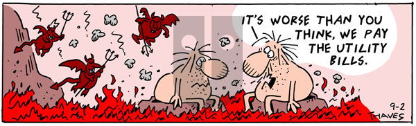 Frank and Ernest on Saturday September 2, 2000 Comic Strip