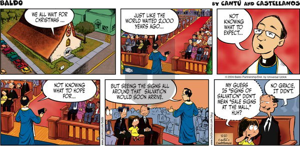 Baldo on Sunday December 20, 2009 Comic Strip