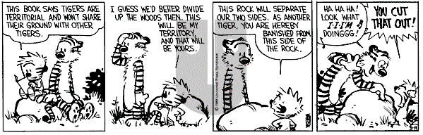 Calvin and Hobbes - Saturday March 19, 1988 Comic Strip