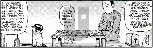 Get Fuzzy on Wednesday August 14, 2002 Comic Strip