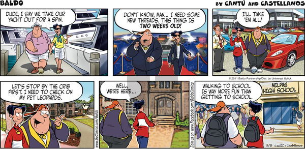 Baldo on Sunday May 15, 2011 Comic Strip