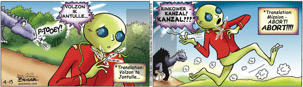 Alley Oop on Saturday April 15, 2017 Comic Strip