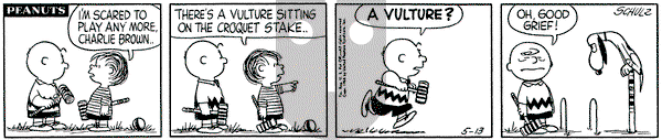 Peanuts on Tuesday May 13, 1958 Comic Strip