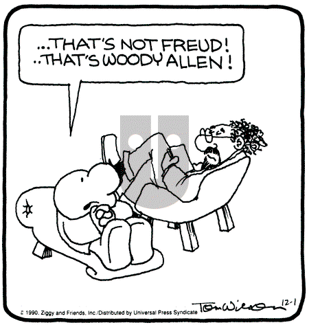 Ziggy - Saturday December 1, 1990 Comic Strip