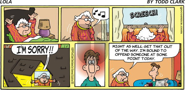 Lola on Sunday March 30, 2014 Comic Strip