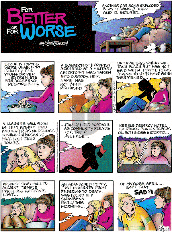 For Better or For Worse - Sunday January 2, 2005 Comic Strip