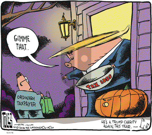 Tom Toles on Tuesday October 4, 2016 Comic Strip