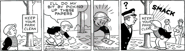 Nancy on Friday December 5, 2025 Comic Strip