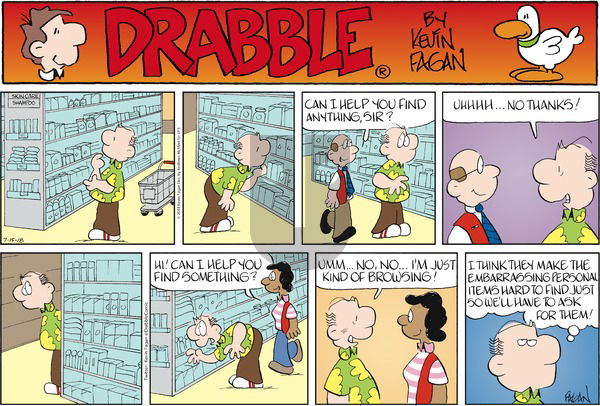 Drabble on Sunday July 15, 2018 Comic Strip