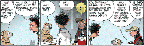 Get Fuzzy on Friday October 15, 2004 Comic Strip