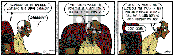 The Boondocks on Monday November 10, 2003 Comic Strip