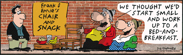 Frank and Ernest - Thursday March 6, 2025 Comic Strip