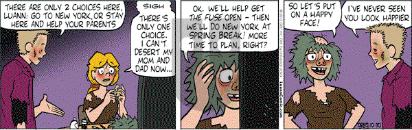 Luann on Friday October 30, 2015 Comic Strip