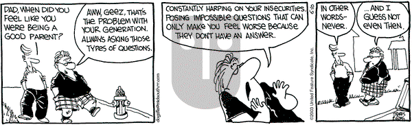 The Buckets on Tuesday June 10, 2003 Comic Strip