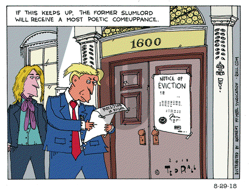 Ted Rall on Wednesday August 29, 2018 Comic Strip