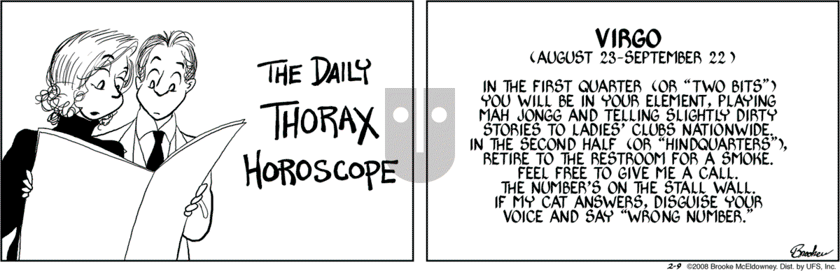9 Chickweed Lane - Saturday February 9, 2008 Comic Strip