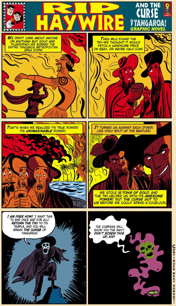 Rip Haywire on Sunday August 17, 2014 Comic Strip